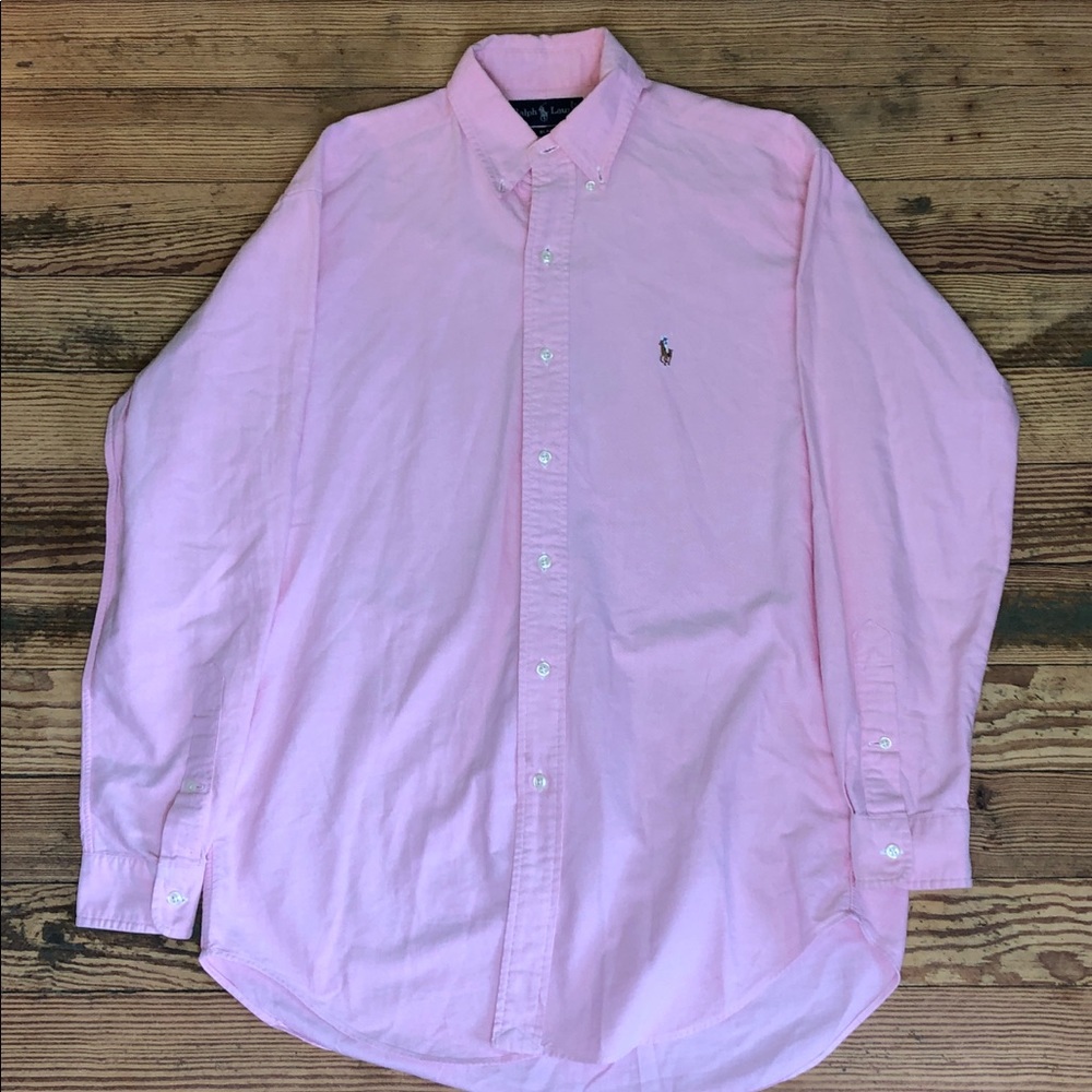 Ralph Lauren Pink Button Down - S